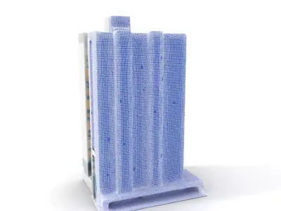 Metropolitan Skyscraper model pack Low-poly 3D model