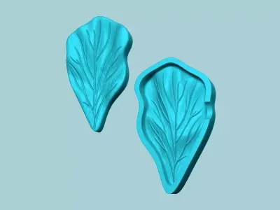 Hibiscus Flower Petal 01 - Moulding Artificial Craft 3D print model