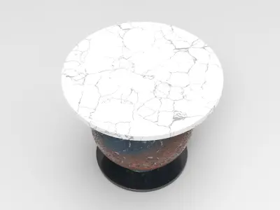 Mento Side Table Low-poly 3D model