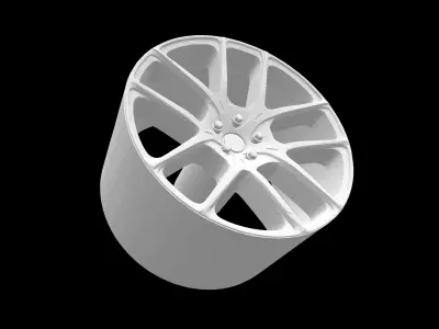 vosteiner V-FF 101 scalable and printable rims 3D print model