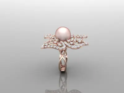 High Class Women RingRG 13 3D print model