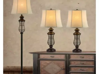 Jovanny Metal Table Lamp 3D model