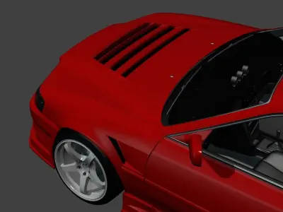  Kazama Promode JZX100 Chaser Body Kit with Grilles 3D model