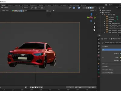Audi A7 55 TSFI 3D model