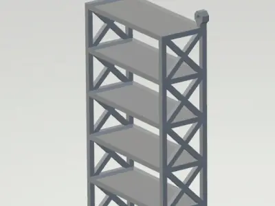  Hot Wheels Wall Tower 3D print model