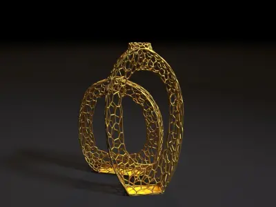 Vase rings 3D print model