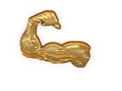 muscle arm  pendant  3D print model