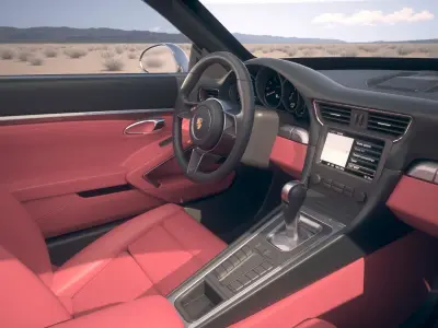 Porsche 911 Carrera Coupe 2017  3D model