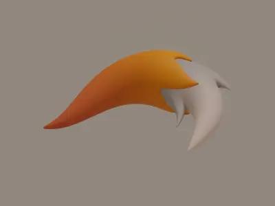 Fox Tail 3D model