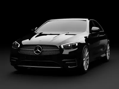 Mercedes-Benz E-Class 2021 Sedan In Official Design 3D model