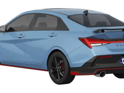 Hyundai Elantra N 2024 3D model