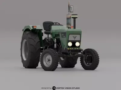 Cirta 6807 Tractor 3D Model 3D model