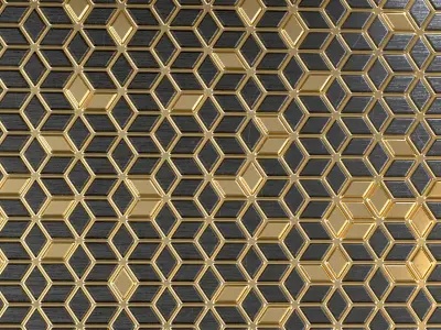  wall cover material gold tile Texture