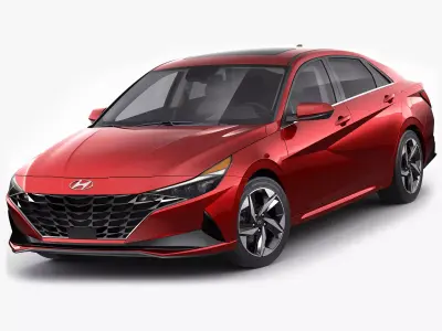 Hyundai Elantra 2021 3D model