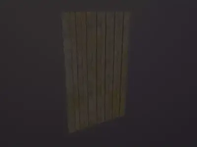 Metal Plate 3D Model Low-poly 3D model