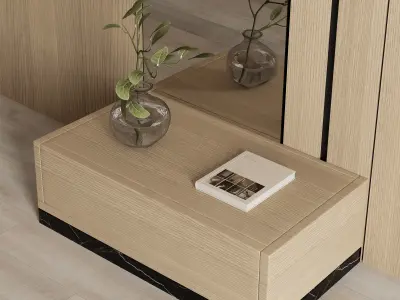 Headboard Wall Panel Composition 08 3D model