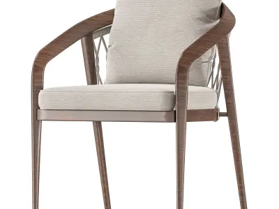 sette garden rako table and chair 3D model