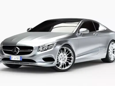 Mercedes-Benz S Class Coupe 2015 3D model