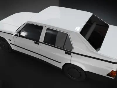 Alfa Romeo75 - vintage car  3D model
