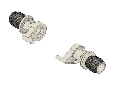 Bike gear shifter 3D print model