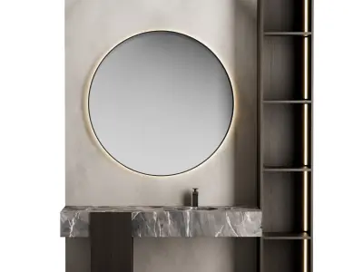 Bathroom Set 010 3D model