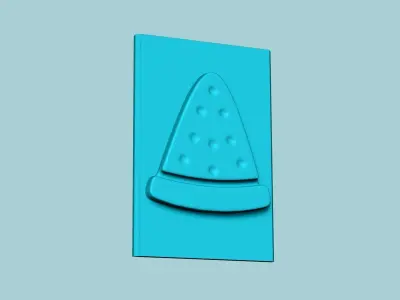 Stamp 45 - Watermelon - Fondant Decoration Maker Toy 3D print model