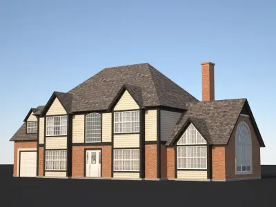 House Pack Low-poly 3D model