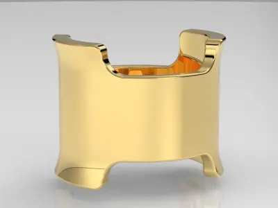 Minimal Design Ring Hermes Style 3D print model