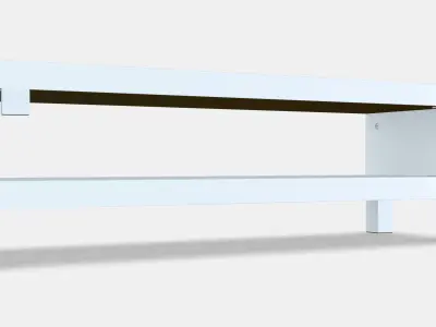 LACK TV bench Low-poly 3D model