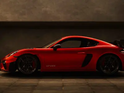 Porsche Cayman GTRS 3D model