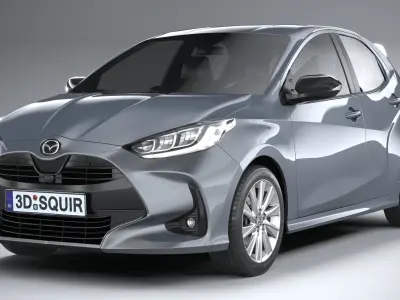 Mazda 2 Hybrid 2022 3D model