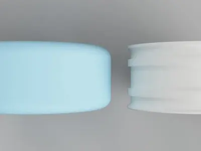 52mm Diameter 12MM HEX RC Wheels Work Equip 05 3D print model