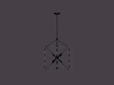 Glendale Pendant lamp - Gull Low-poly 3D model