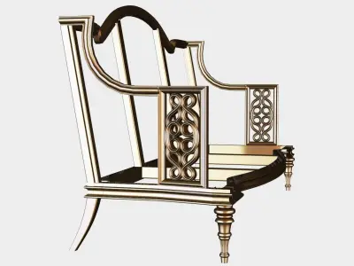 Carved canape for cnc 16 3D model