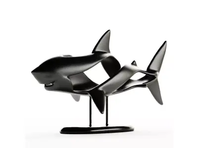 Decorative Abstract Sculpture 3D model