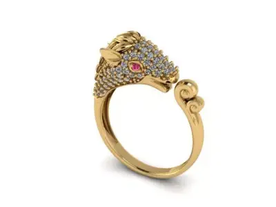 horse ring 3D print model purchase