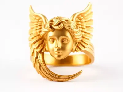 Angelring 3D print model
