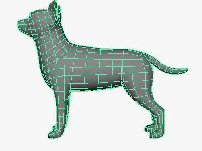Low Poly Chihuahua Low-poly 3D model