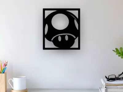 Super Mario Wall Art 3D print model purchase