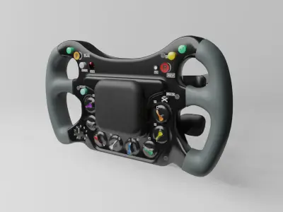 F1 2006 Steering Wheel 3D model