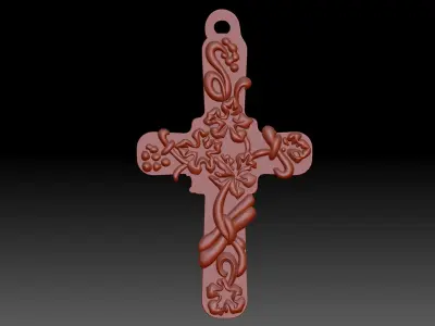 Cross 3D print model 12