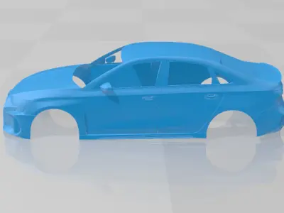 Audi RS3 Sedan 2025 - Body Car STL Model 3D print model