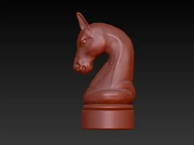 Chess Horse 3D model