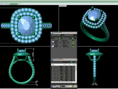 3D CAD NJ-1603-Ring 3D print model