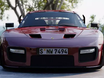 Porsche 935 3D model 3D model