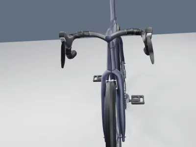 opera bicycle Low-poly 3D model