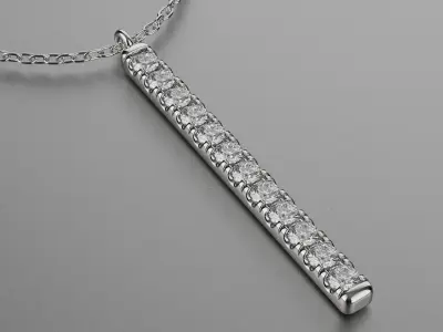 Pendant 2024-008 3D print model 3D print model