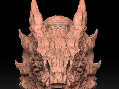 Dragon Head 3D print model