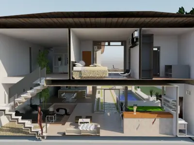 casa campestre 3D model