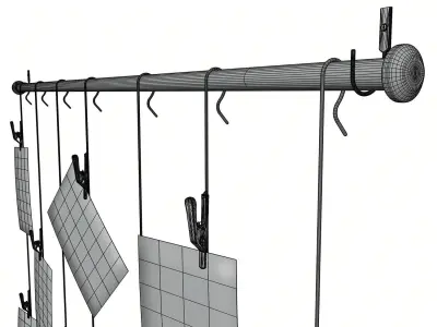 Pictures decoration on the wall HG2 3D model